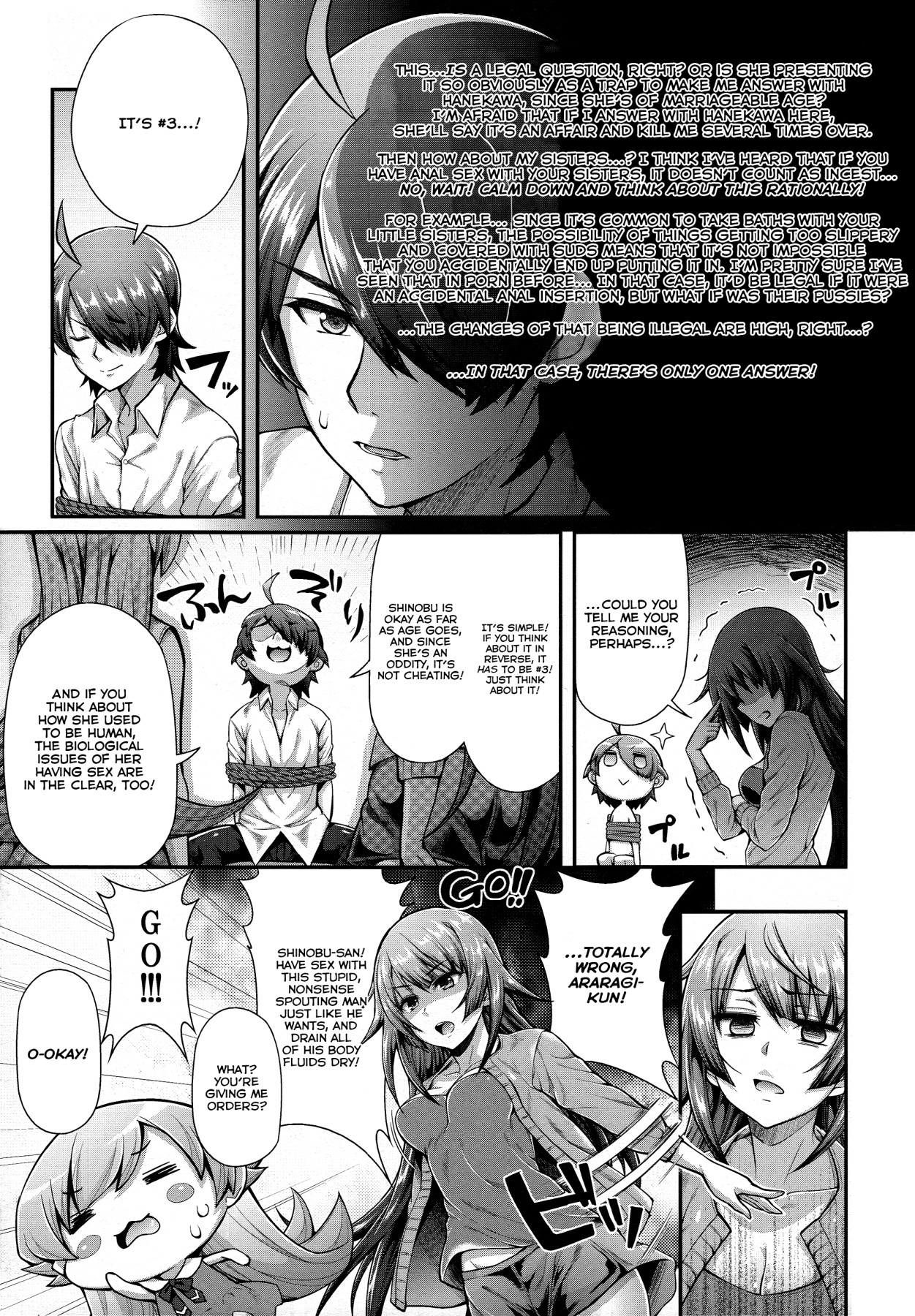 Hentai Manga Comic-Pachimonogatari Part 12: Koyomi Reform-Read-9